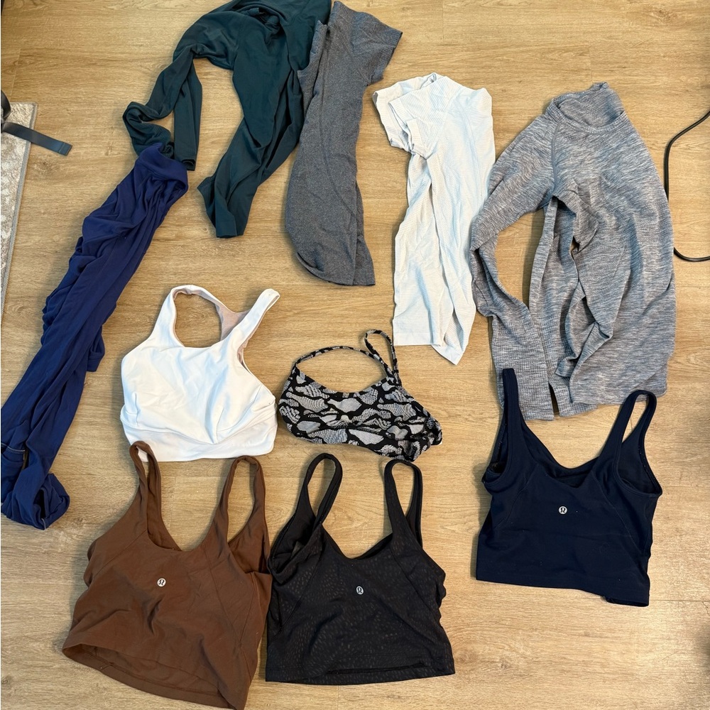 Assorted Tank Tops and long sleeves